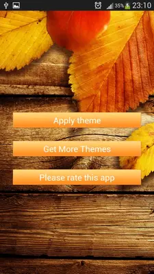 GO Keyboard Orange Autumn Theme android App screenshot 7